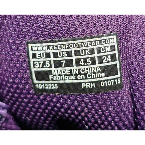 KEEN "Saltzman" Hiking Shoes Women's Size 7 Charcoal & Purple - Picture 9 of 9